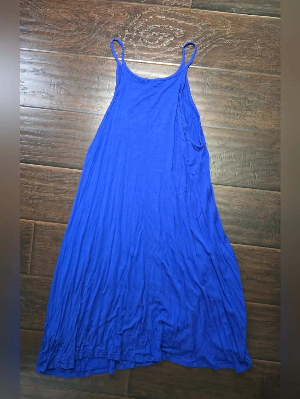 Old Navy Womens Blue Spaghetti Strap Tank Maxi Dress Large